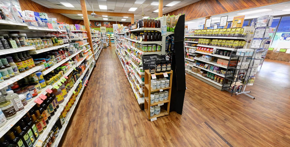 inside view from the back of the store